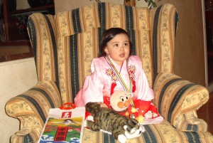 Hana in a kimono again!!