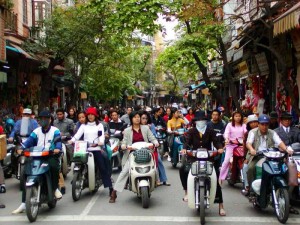 Scooters in Saigon